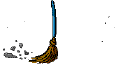 gif of a broom sweeping a floor